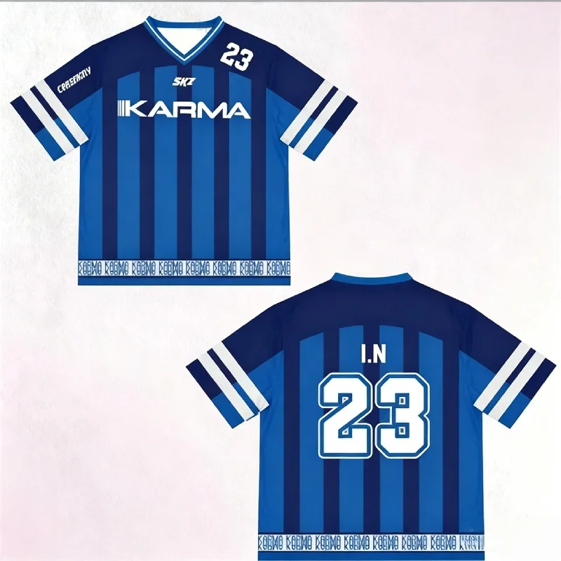 2026 Karma Album Fans Sports Jersey Felix Bangchan Street-wear Casual Sport Short Sleeve Men's Clothing T-Shirt Family Kids Tees
