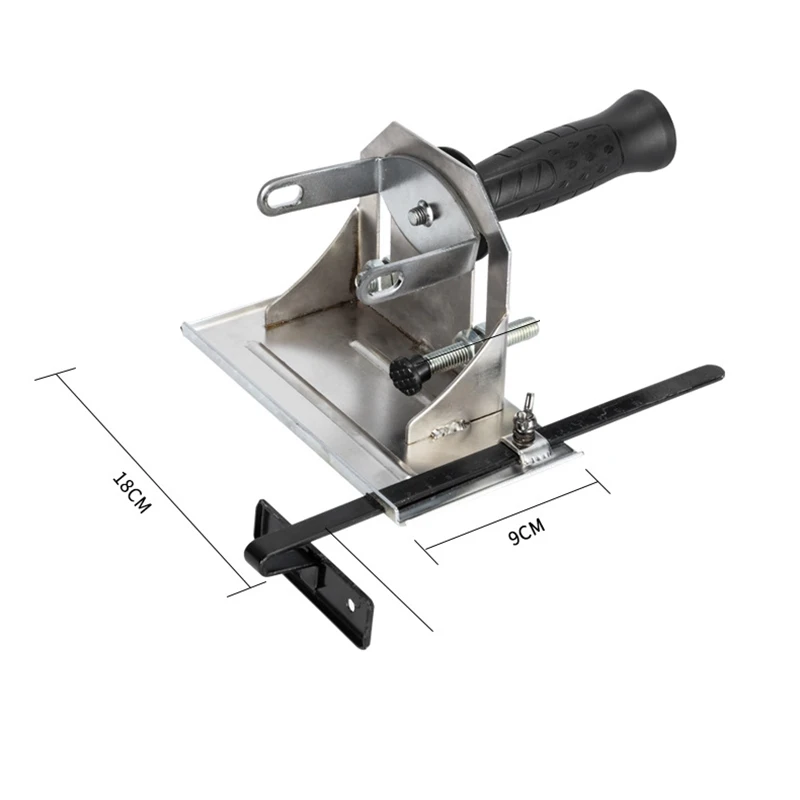 45° / 90° / 180° Adjustable Cutting Depth Positioning Bracket Slotting Base Stand for Universal 100MM Angle Grinder