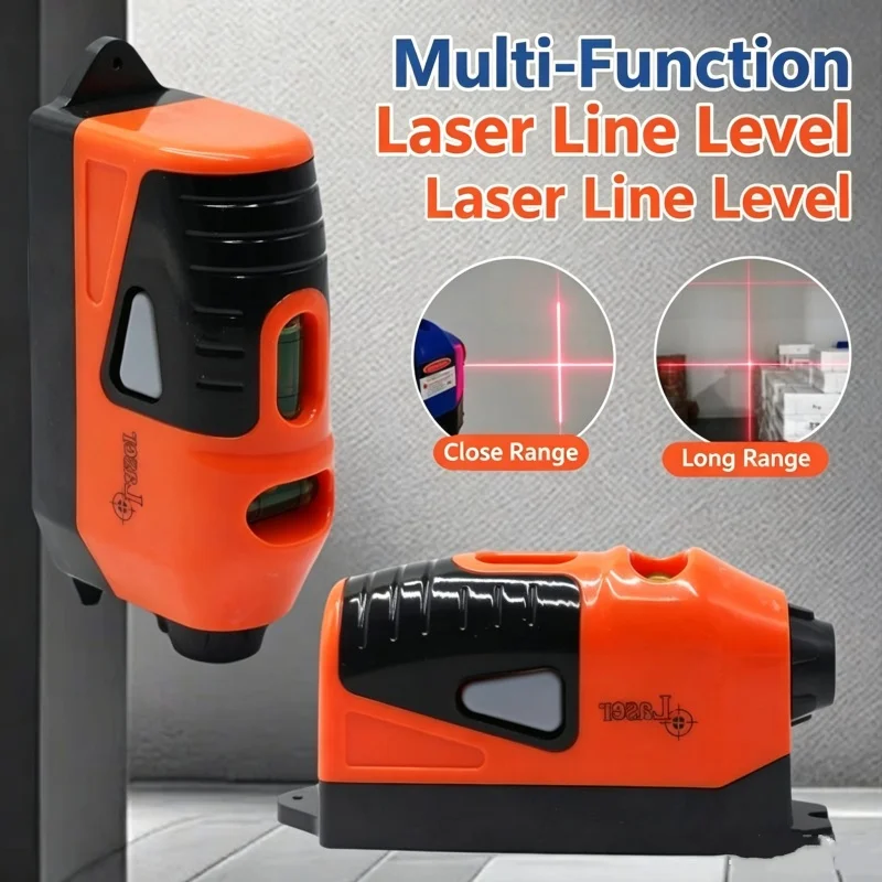 1/2pc Mini Portable Laser Level Vertical Horizontal Laser Line Projection Measuring Tools Vertical Spirit Level Tool Laser Level