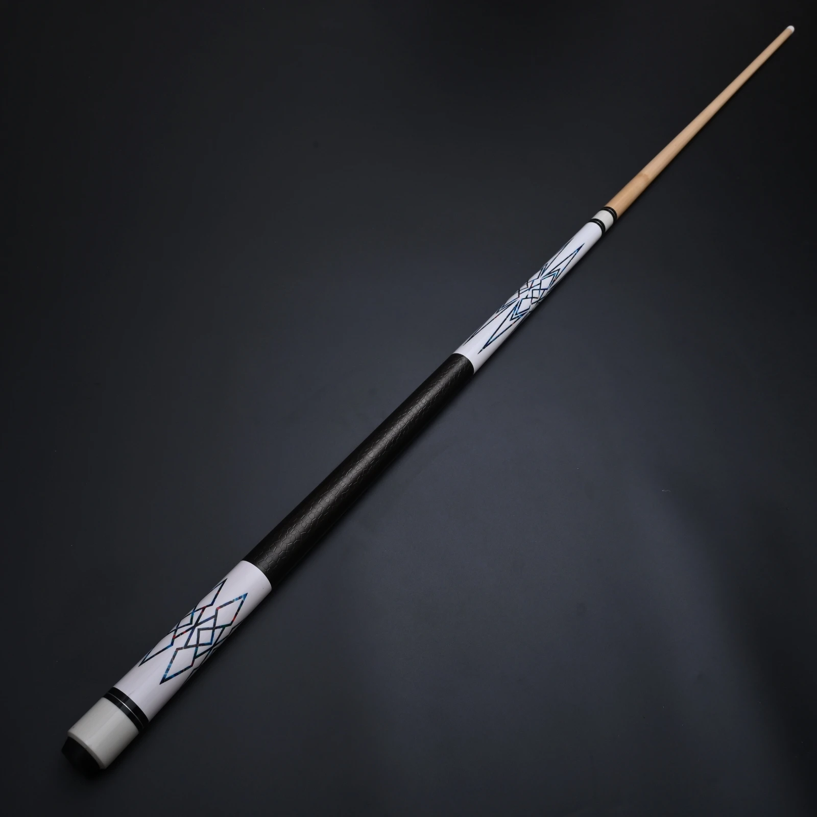 13mm High Quality Maple Wood Pool Cue Colorful Pattern Distinctive Look Billiard Stick for American 9 Ball Carom Billiards