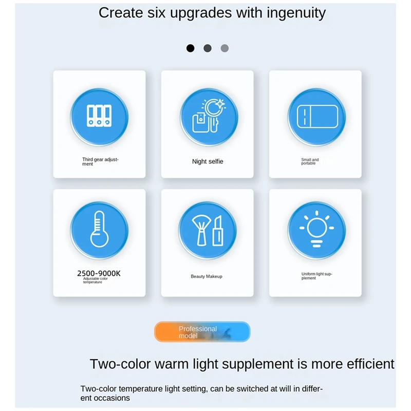 Лучшие предложения, светодиодная мини-перезаряжаемая Регулируемая портативная лампа для телефона, планшета, макияжа, Селфи, брелка