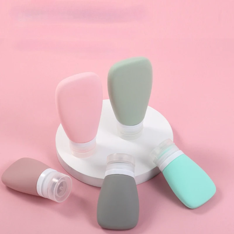 1 pièces bouteille de voyage 60 ml/90 ml maquillage bouteille en plastique vide bouchon rabattable pour Lotion liquide crème coiffure vaporisateur bouteilles barbier