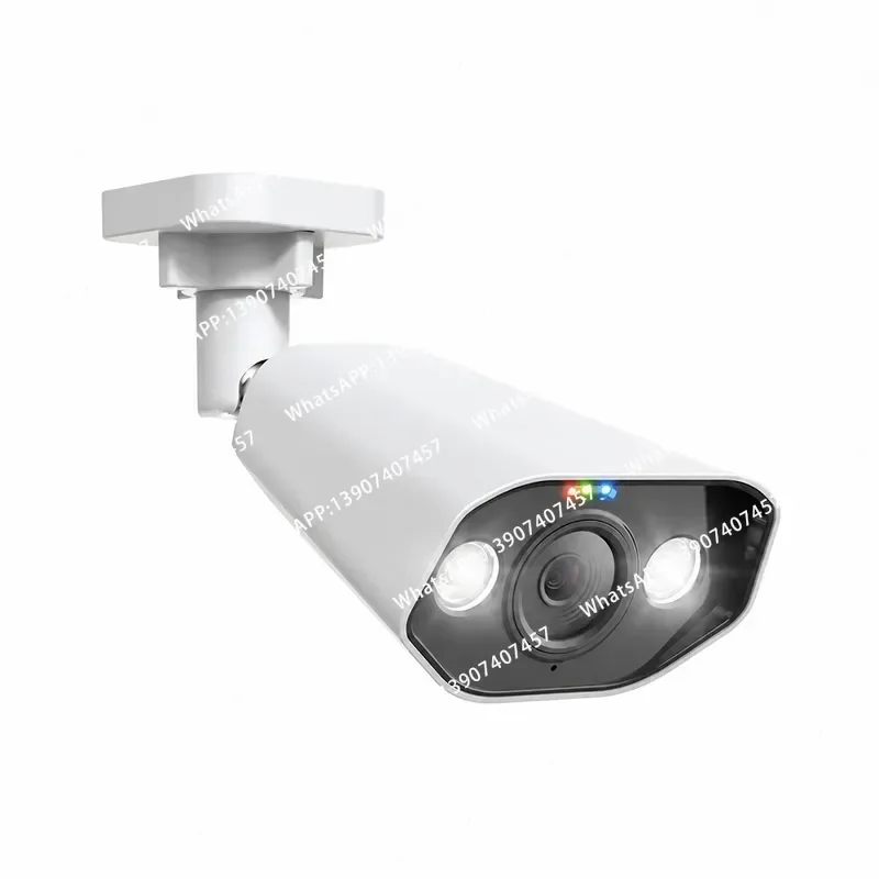 4K PoE Add-on Cam era,Person Vehicle Detection,Two Way Audio,Color Night Vision,Light&Sound Alerts,8MP Weatherproof