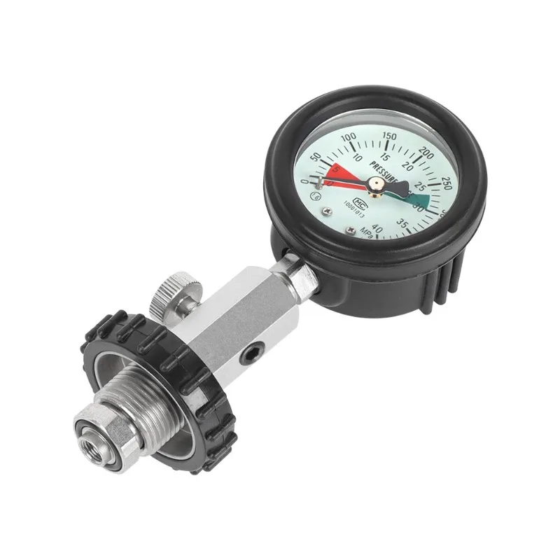 

Diving gas cylinder DIN pressure gauge Fire gas cylinder Scuba diving Back fly side hanging
