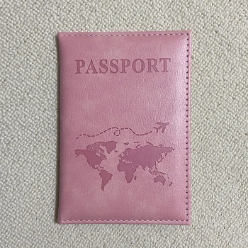 Pu Passport Covers Women Passport Holder Travel Wallet Cards Tickets Organizer Passeport Personnalisé Name