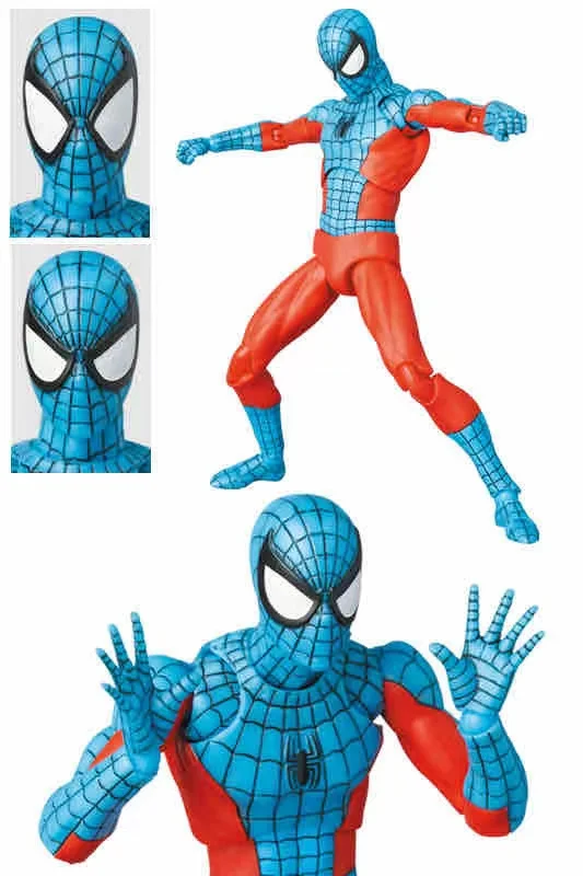 Marvel Comic Limit Spider Man Mafex 190 Mafex 185 Mafex Comic Action Figures Room Decoration Figurine Collection Model Toy Gifts