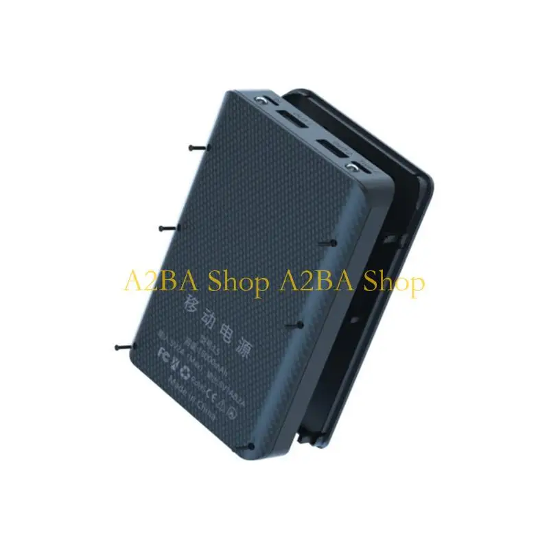 

A2BA 18650 PowerBank для чехла с двойным USB-зарядным устройством для мобильного телефона, аккумулятора