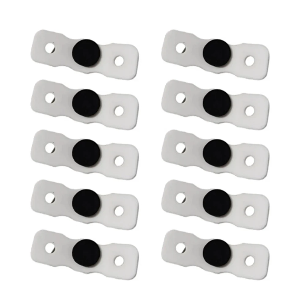 

Silicone Material Tennis Dampener Easy Installation Comfort Improvement Easy Install Tennis Racket Accessories Black, White