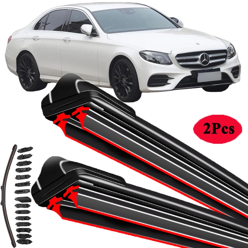 

For Mercedes Benz E Class W211 W212 W213 S211 S212 S213 1995-2023 Sedan Estate Car Wipers Blade Front Windscreen Brushes Washer