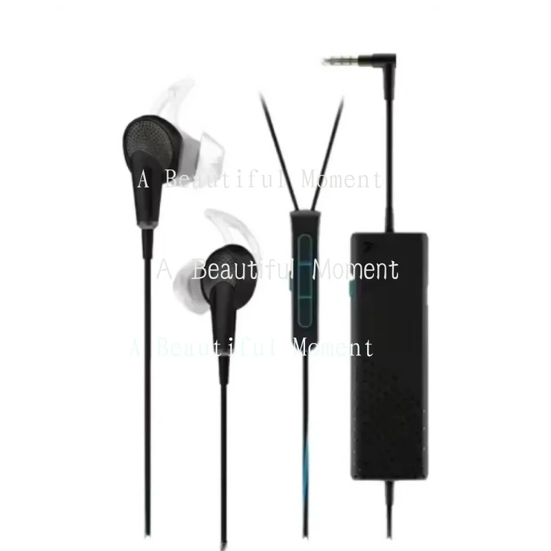 DD--новые наушники Bose QuietComfort 20 (QC20) с активным шумоподавлением - совместимы с Android, черные