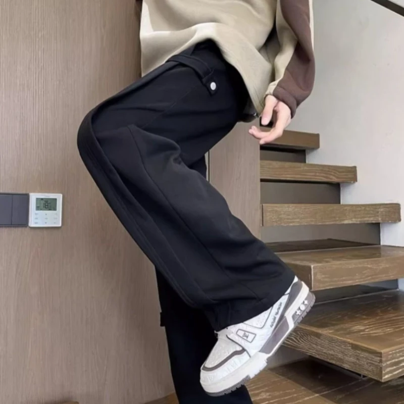 Comfortable Loose Fit Deconstructed Wide Leg Pants for Spring Summer Casual Wear Sport Outdoor Street Style Trouser Unisex 2025​