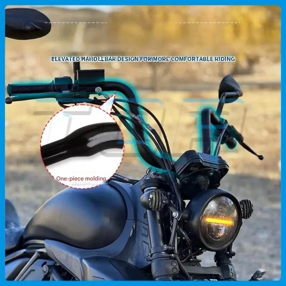 High-handle retro handlebars HAOJUE TR300PLUS TR300 handlebars and steering handlebars tr300plus 300TR