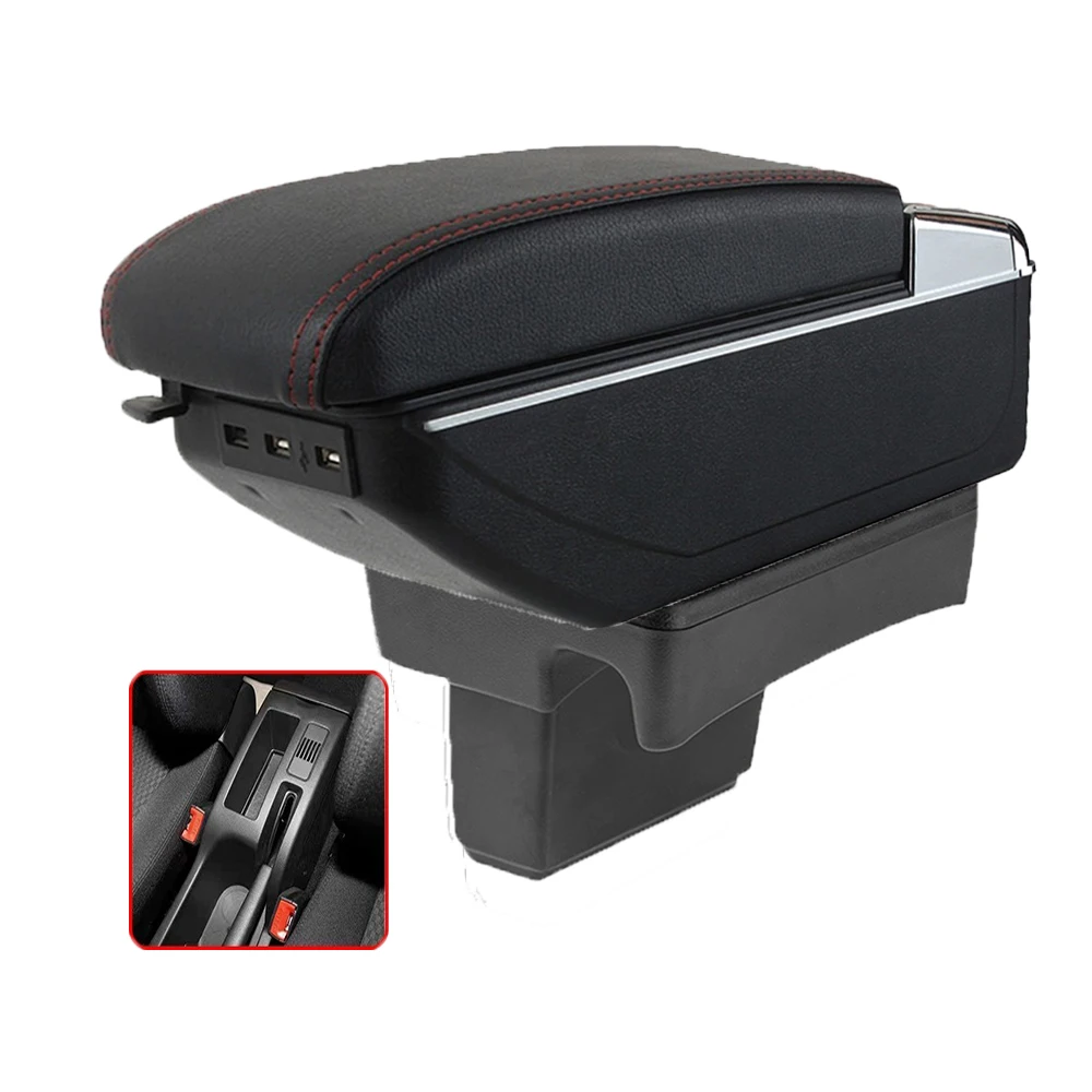 For Car 307 Armrest Box Center Console Arm Storage Elbow Rest with USB