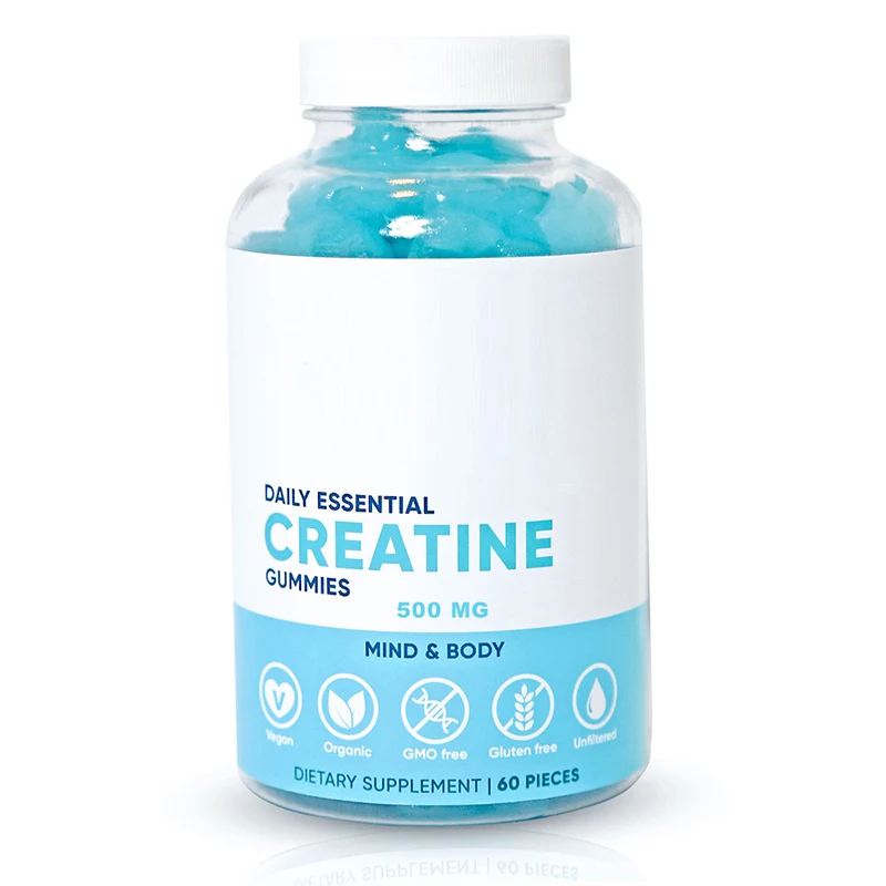 2 Bottle Creatine Soft Candy Exercise Fitness Energy Increase Muscle Quality Improve Exercise Performance Health Food