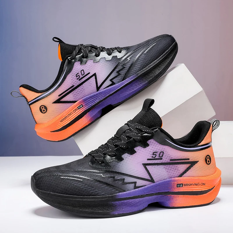 

Lovers Racing running shoes Four Seasons outdoor unisex racing casual speed sneakers men women's light breathable sports shoes