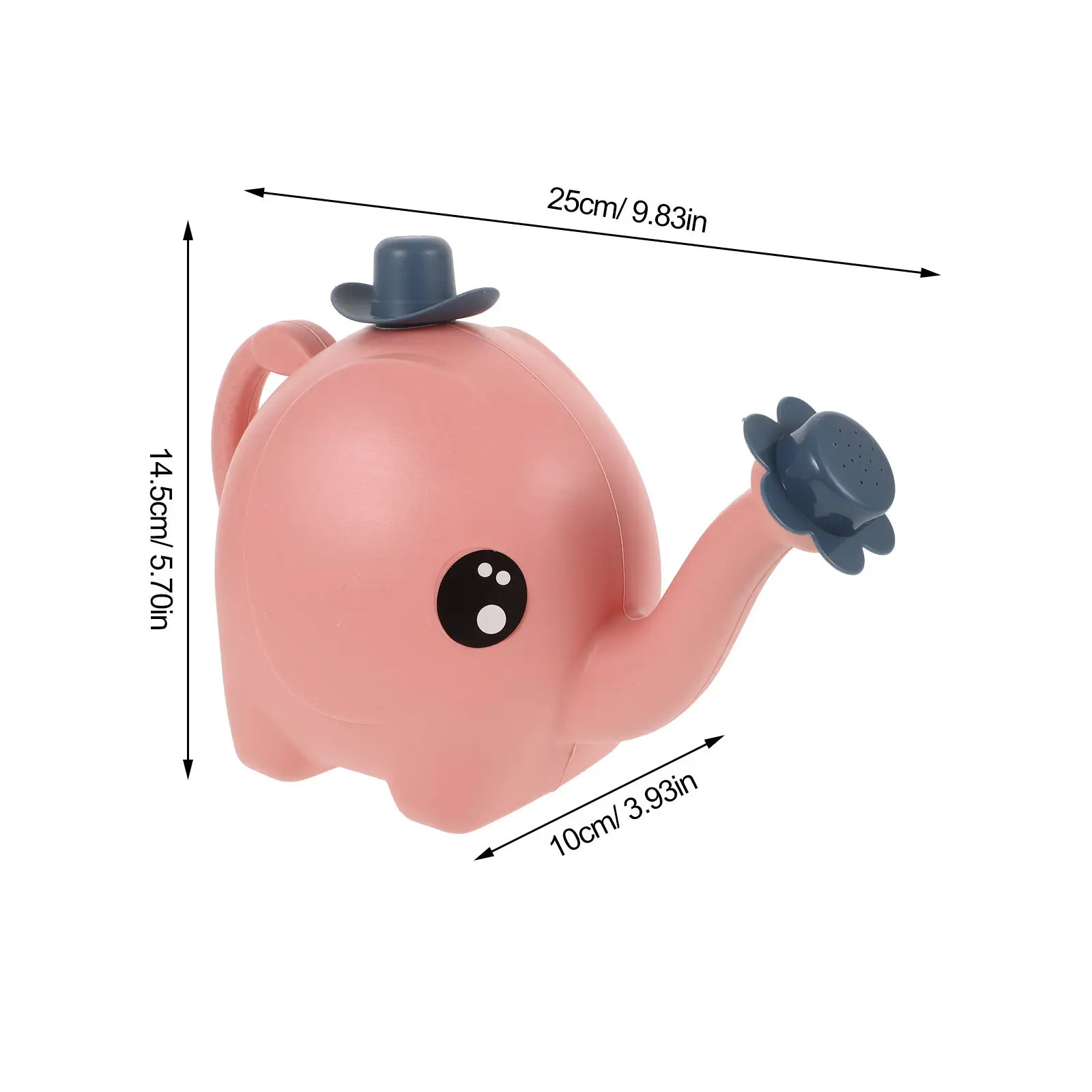 Plastic Cartoon Watering Can Indoor Outdoor Plants Small Portable Sprinkler Head Garden Tool Cute Gardening Supplies