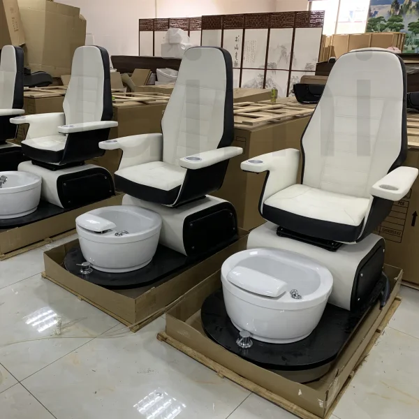 factory nail salon pink massage pedicure chair foot spa salon 2023 back comfortable lexor rotate 360 degree pedicure spa chair