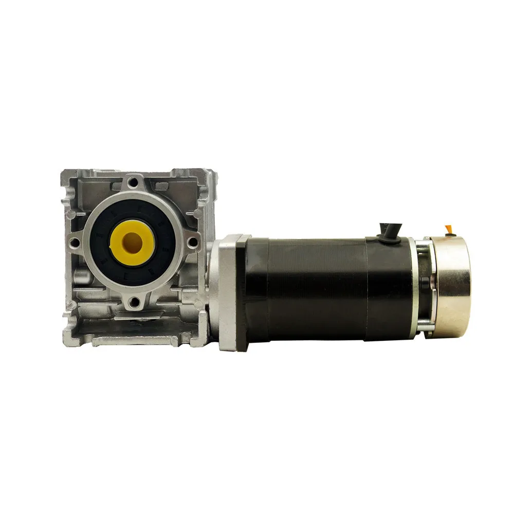 

57mm 100W Brushless DC Motor 24V with brake and worm gearbox 5:1/7.5:1/10:1/15:1/20:1/25:1/30:1/40:1/50:1/60:1/80:1 reducer BLDC