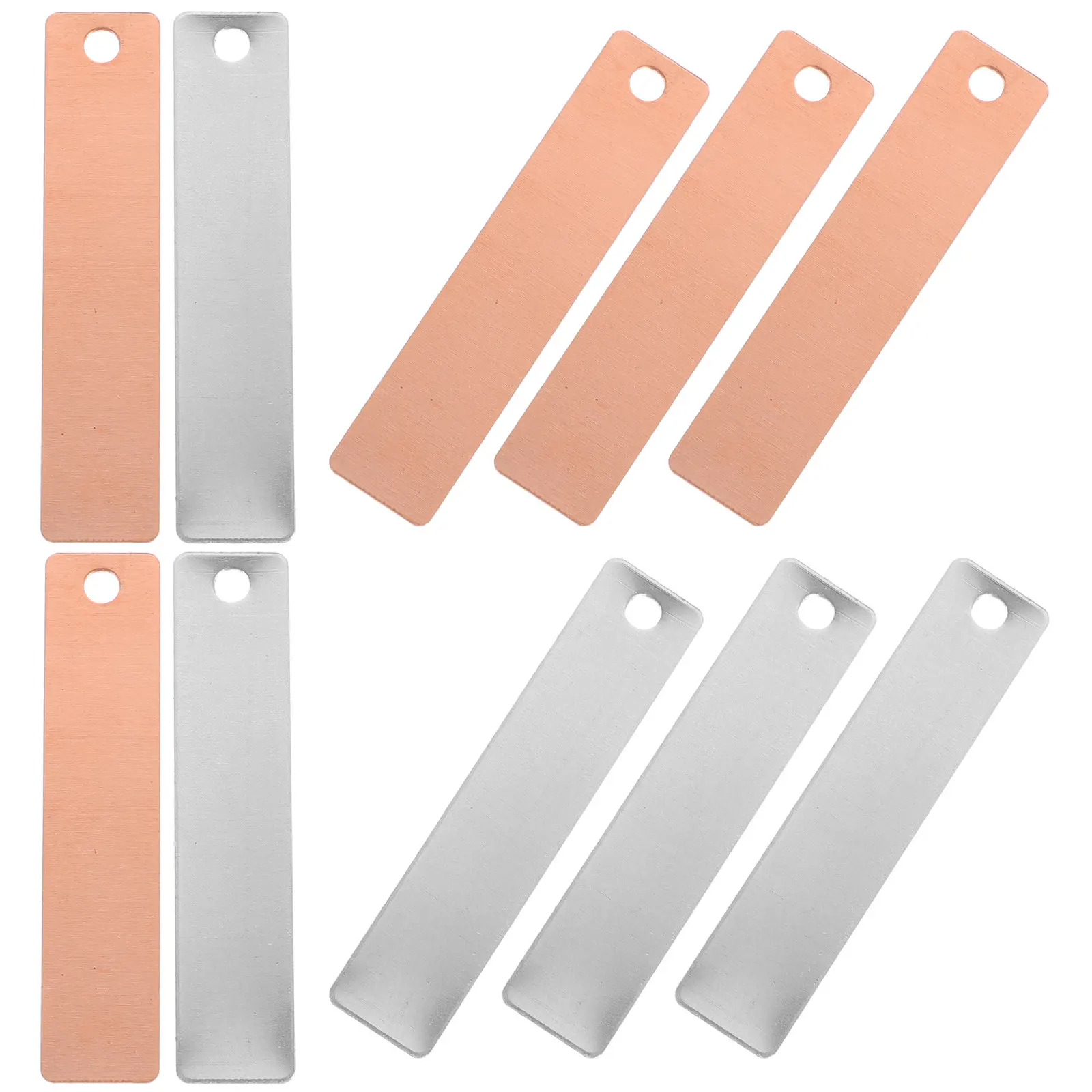 6 Pack Copper Plate Zinc Anode Strips for Electroplating Plating Anode Sheets Fruit Battery Experiment Supplies Kids Science