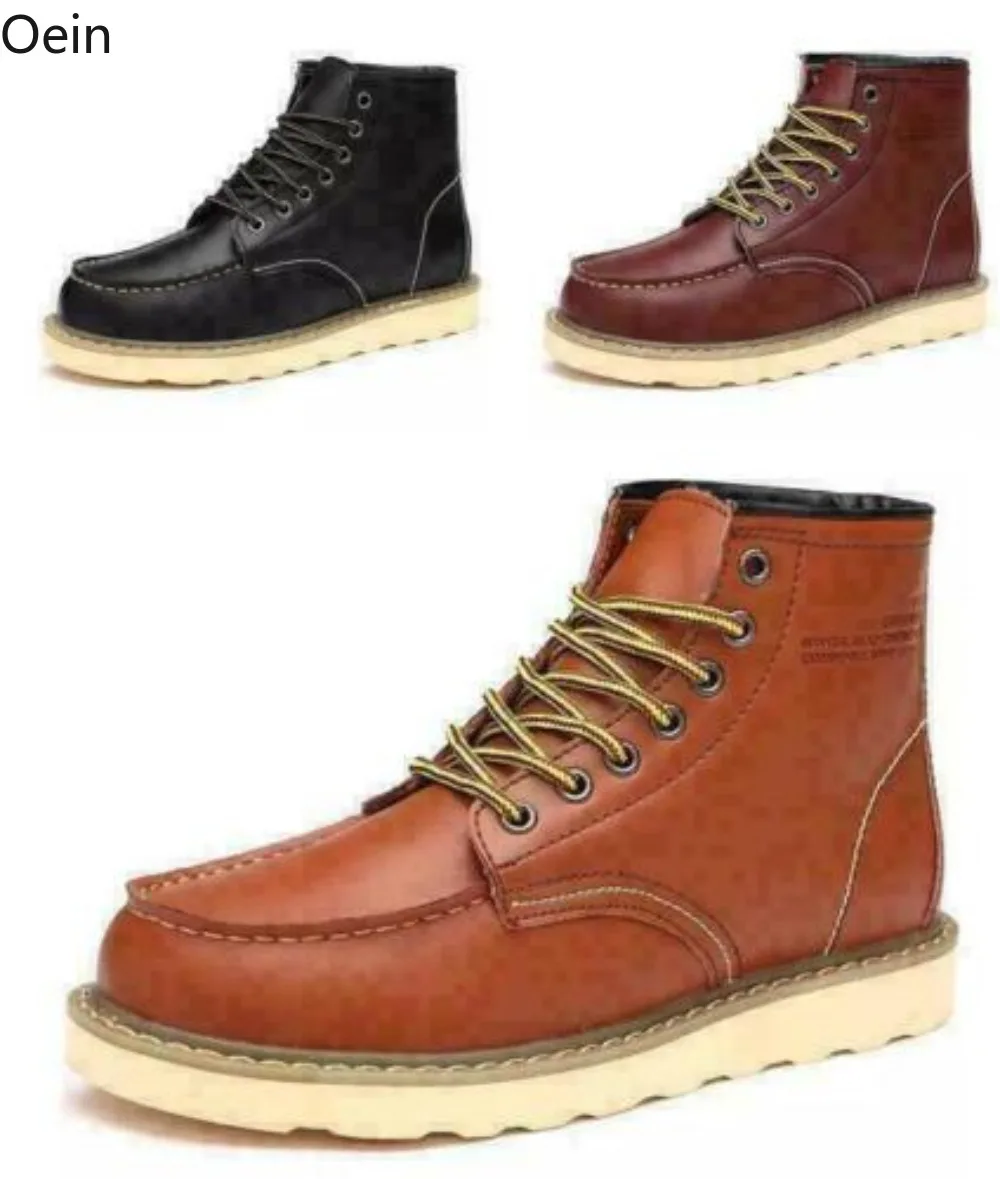 

Men's Red Wing Irish Setter High Top Lace Up Ankle Boots Lace up Flat New Shoes