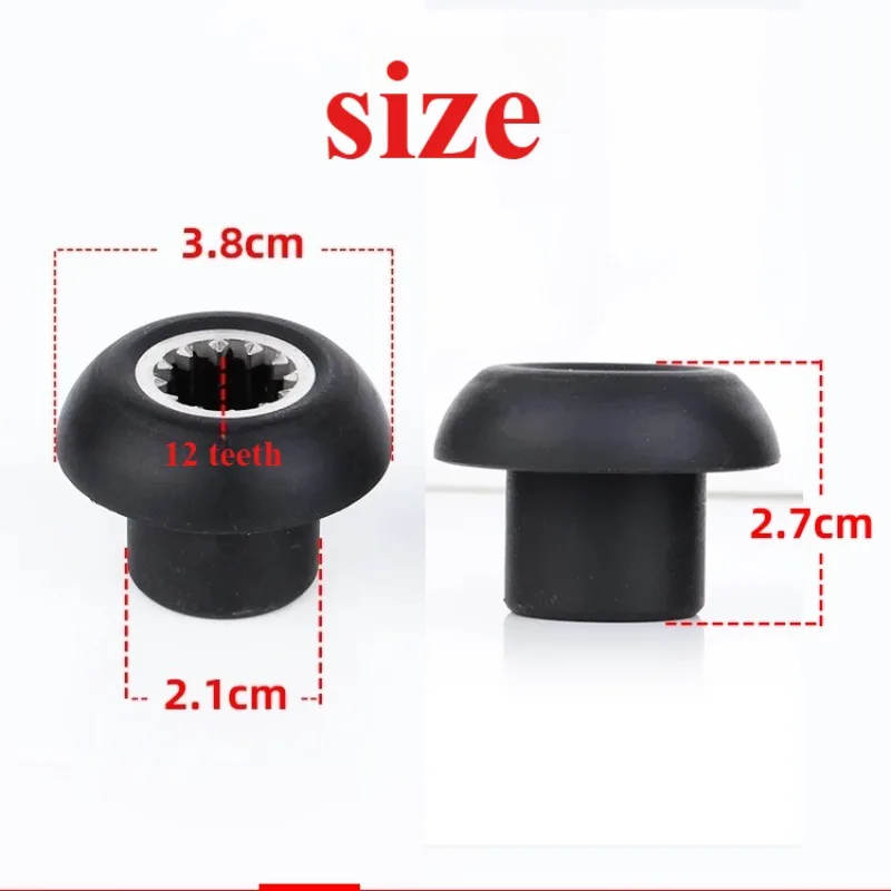MyriadU Universal Sand Ice Machine Connector Blender Drive Socket 12 Tooth Mushroom Head Gear Coupling Mixer Spare Parts