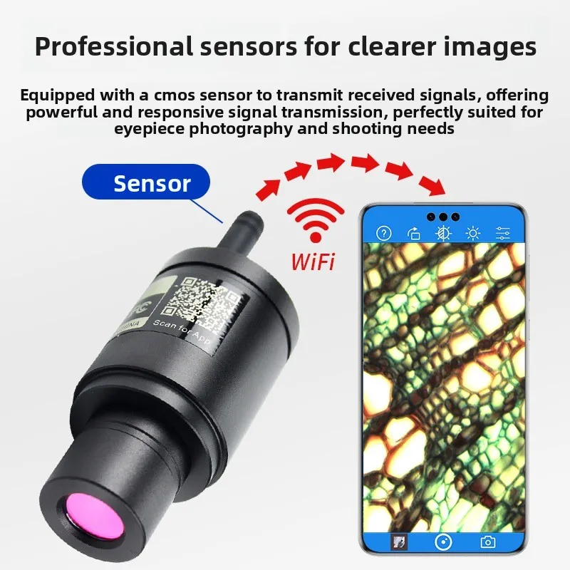 WIFI electronic eyepiece high-definition wireless 2/5 million pixels can be connected to tablet, mobile, astronomical telescope