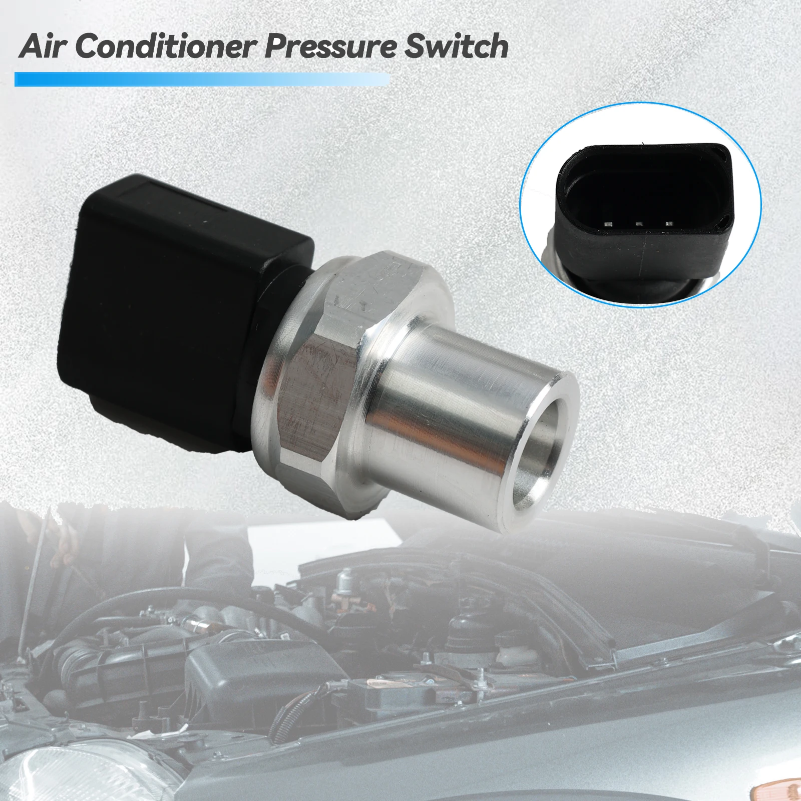 4H0959126A 4H0959126B 4H0959126 A/C Air Conditioning Pressure Switch Sensor For Audi A1 A4 A5 Q2 Q5 VW Tiguan Touareg Seat Skoda