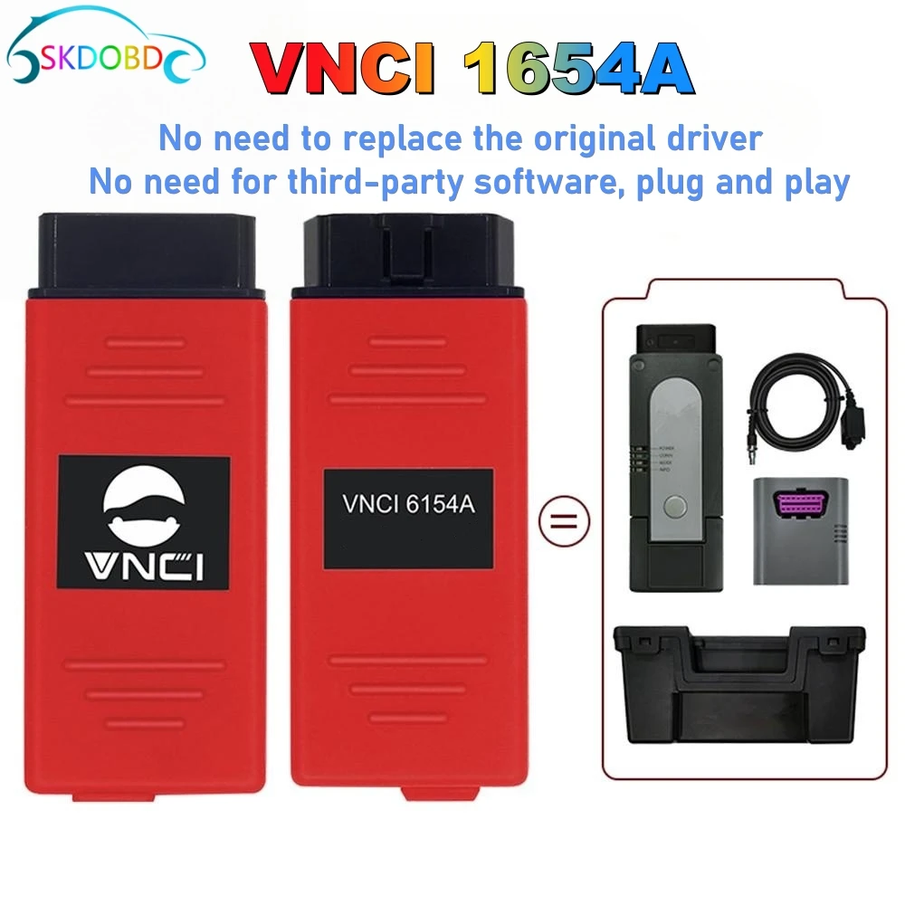 New VNCI 6154A ODIS 11 Engineer Level Diagnostic Tool for VW Audi Skoda Seat Supports CAN FD/ DoIP Updated Version of VAS6154A