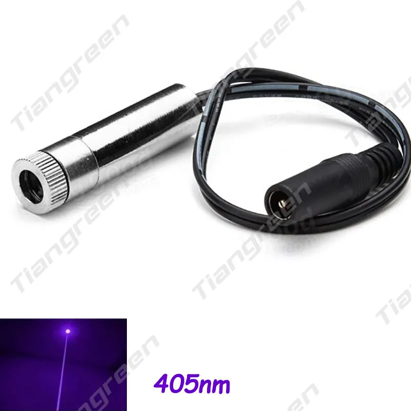 

Focusable 405nm 200mW Blue-violet Laser Module DIY Cutting Engraving Driver