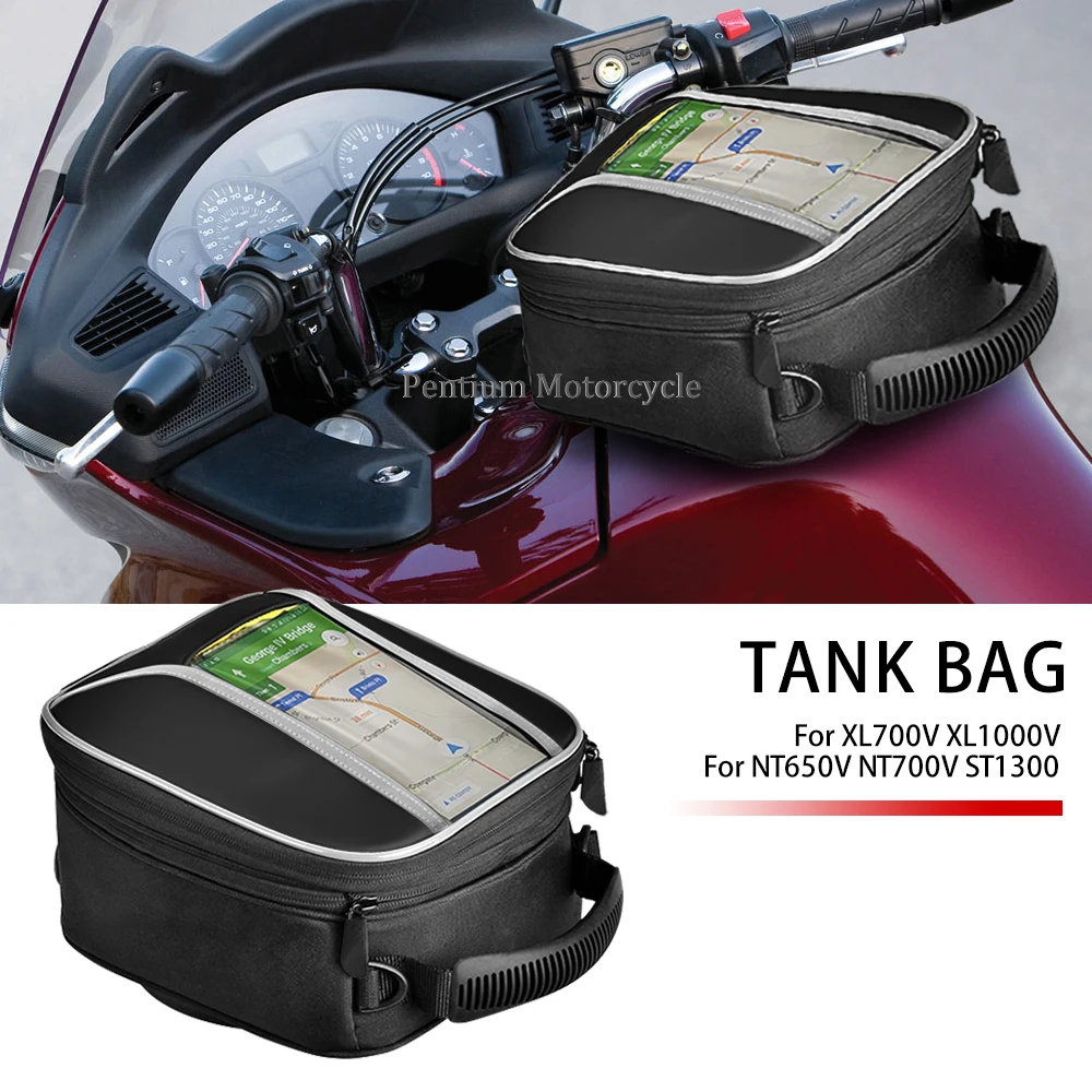 For Honda XL700V XL1000V NT650V NT700V ST1300 Fuel Tank Bag Luggage Storage Bags Navigation Bag ﻿