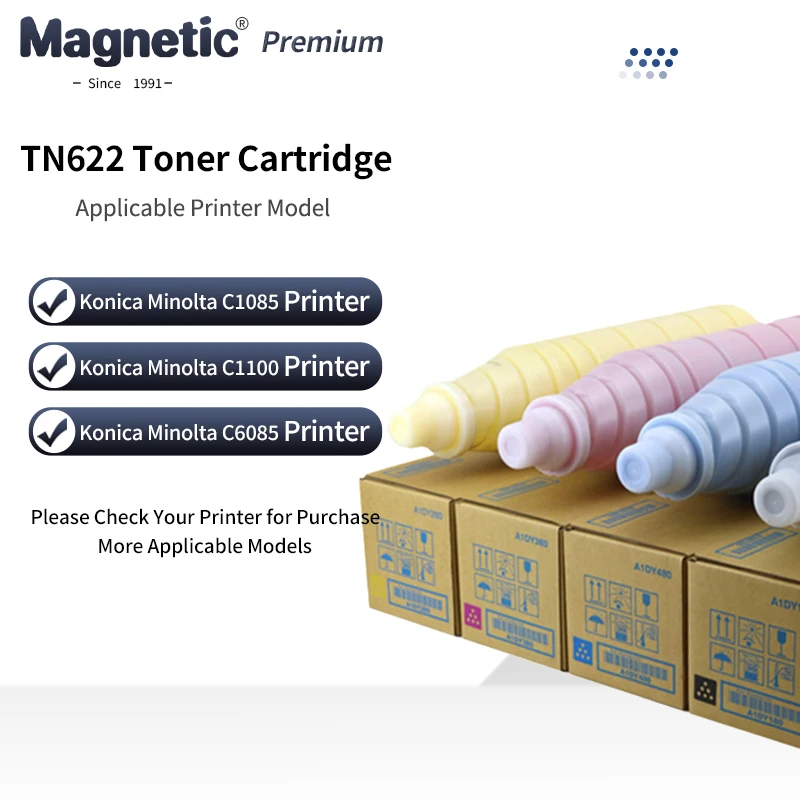 

TN622 Toner Cartridge For Konica Minolta Bizhub PRESS C1085 C1100 C6085 C6110 High Quality Japan Compatible Copier Toner