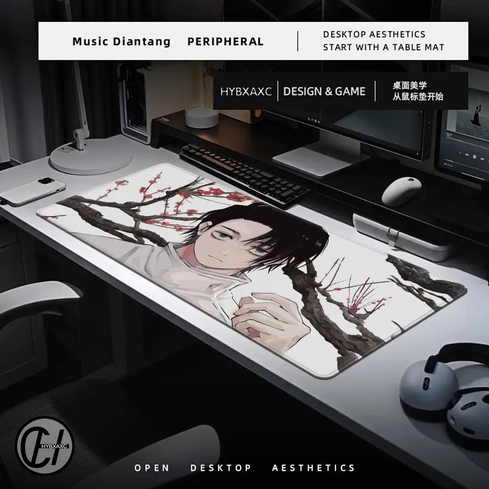 Alfombrilla de ratón púrpura de Anime HD XXL Yuta Okkotsu, alfombrilla para teclado para juegos, portátil, Jujutsu Kaisen, alfombrilla para ratón, PC, armario para jugadores, alfombrilla de escritorio extendida