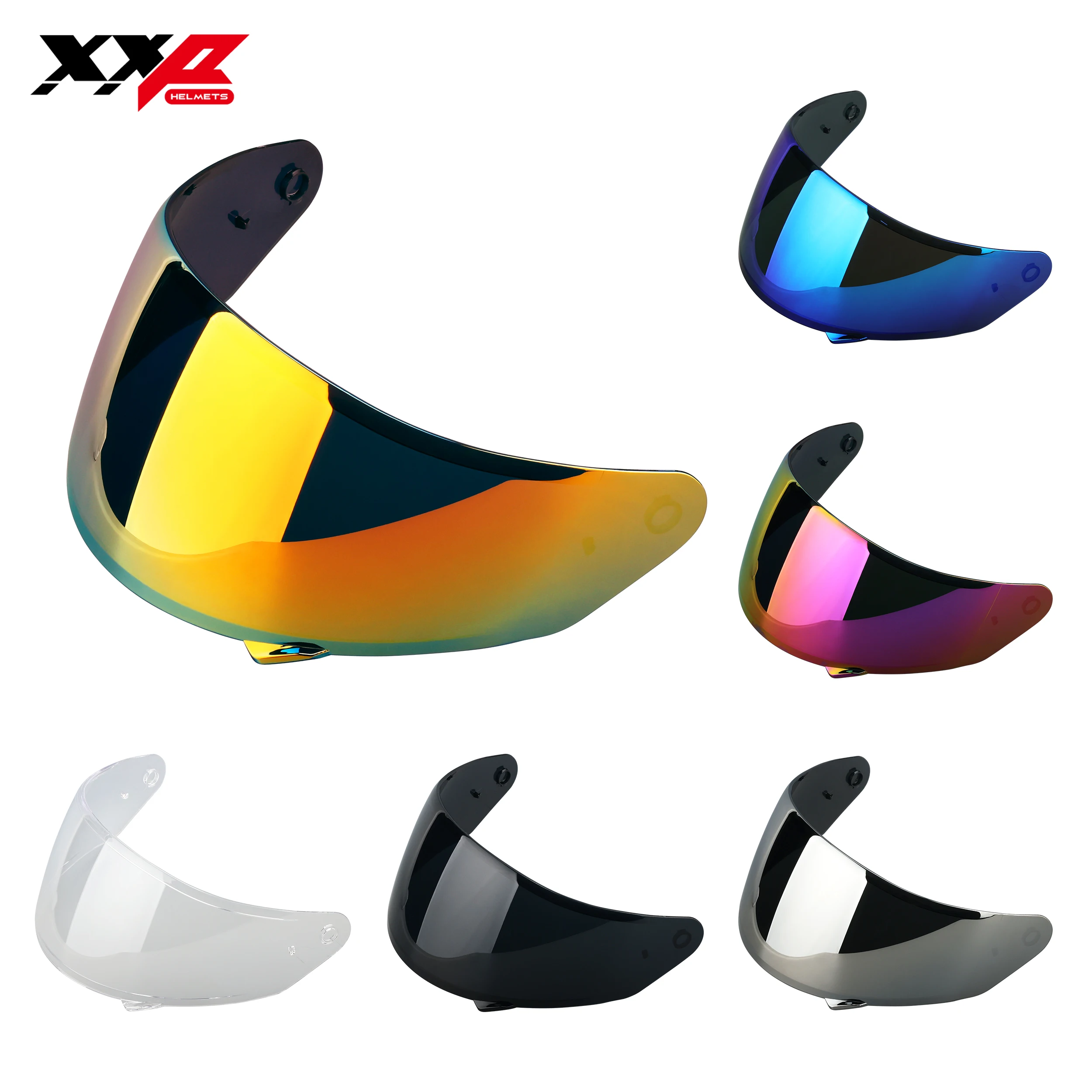 

Warrior Xxp Outer Visor Only for Warrior Smoke / Black / Clear / Revo / Silver / Iridescent Motorcycle Helmet Accessory Visors