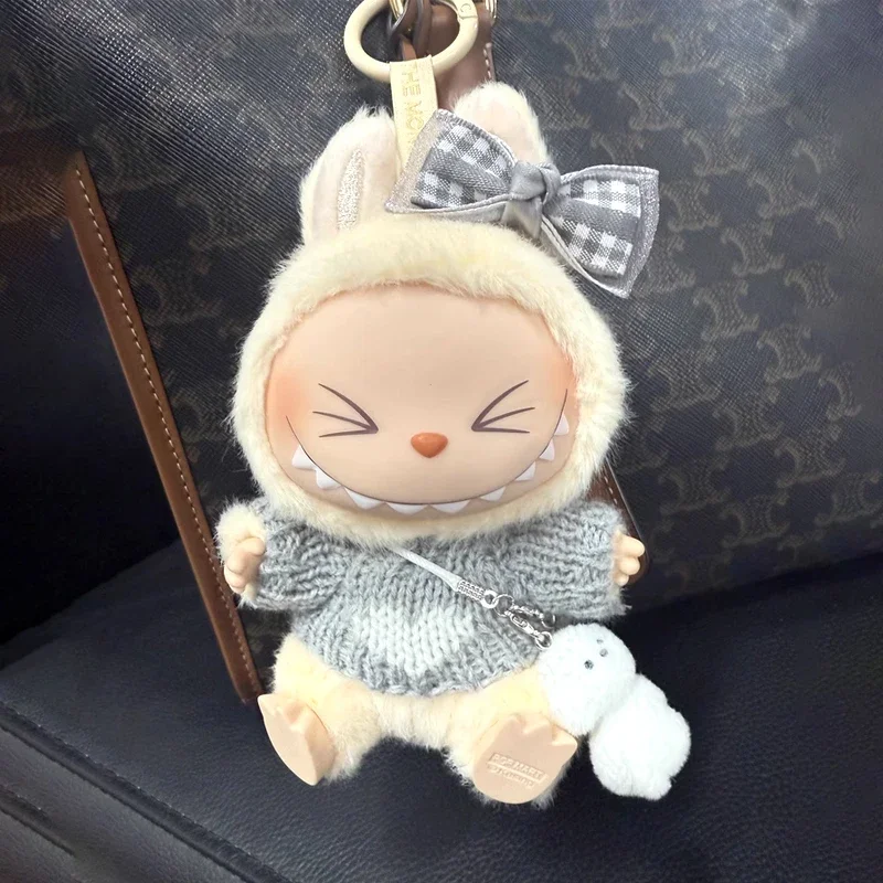 

17cm Labubu Clothes, Plush Doll Clothes, Cute Pasta Clothes, DIY Kids Gift, Dog Clothes, Hair Accessories v1 v2