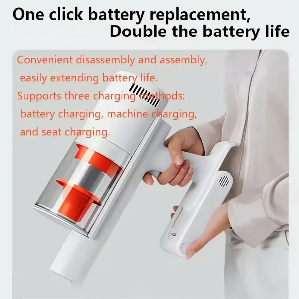 

Беспроводной пылесос Xiaomi Mijia G9 G10, аксессуары 5000 мАч, новый литий-ионный аккумулятор 25,2 В, 5000 мАч