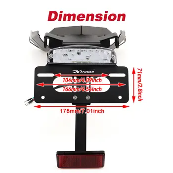 6 best sales Suporte de placa traseiro bmw f900 r - №4