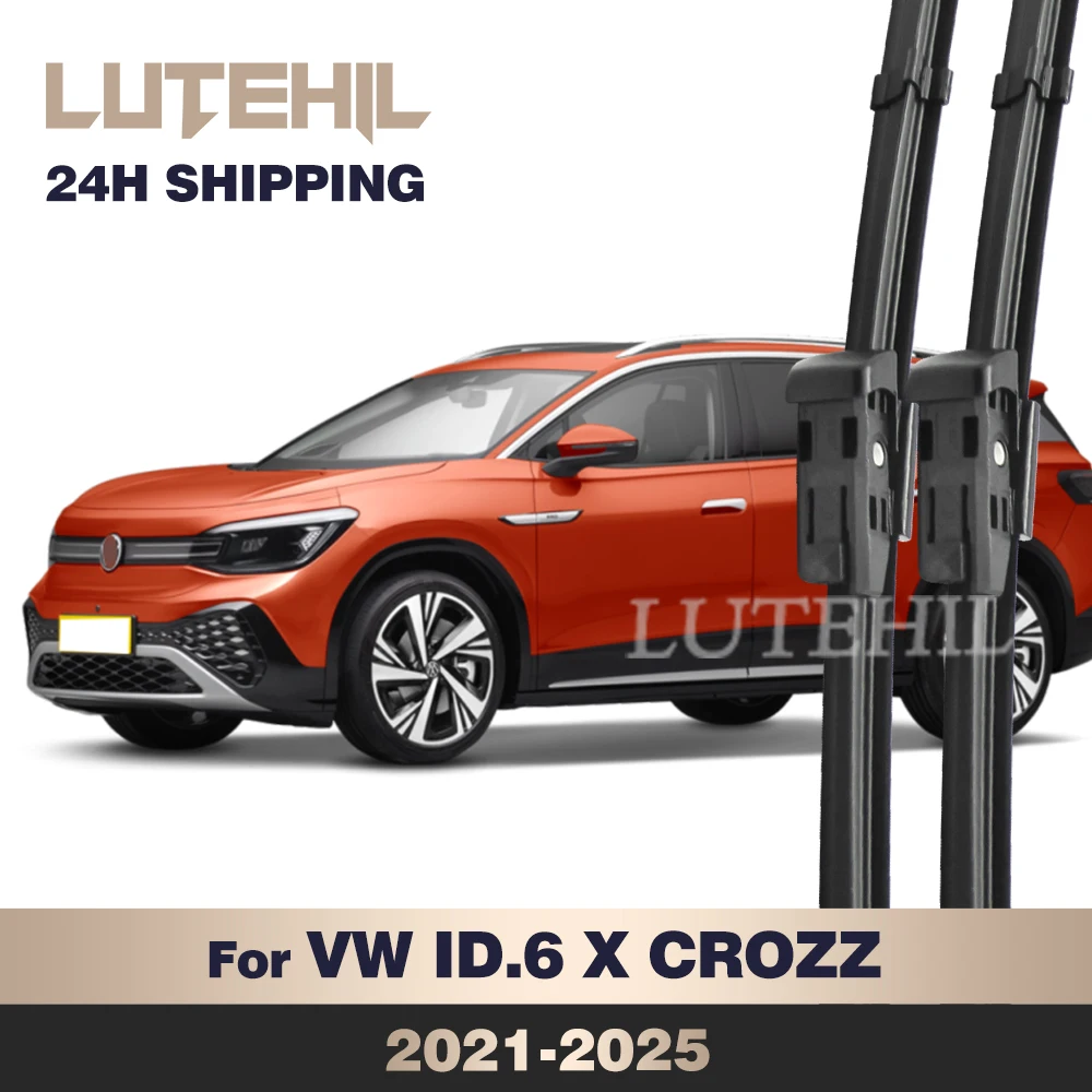 

For Volkswagen VW ID.6 X CROZZ 2021-2025 2022 2023 2024 Wiper Front Wiper Blades Windshield Windscreen Window Brush 28"+17"
