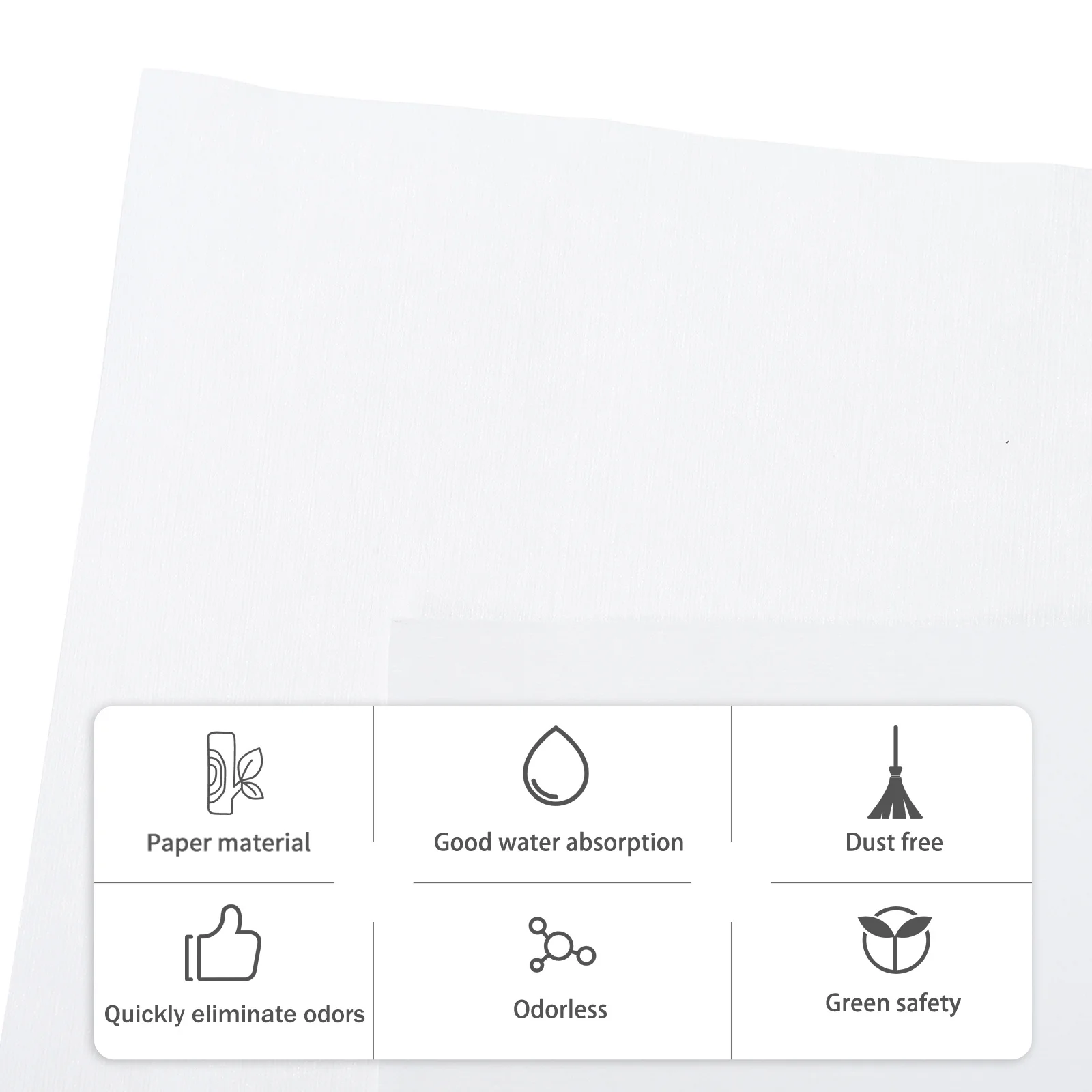 

100Pcs Bird Cage Cleaning Pads Disposable Liners Efficient Water Absorption Safe for Birds Use Breathable Fresh All Day Pet