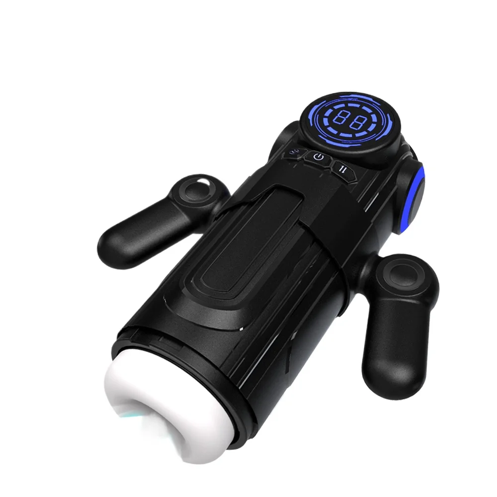 Automatic Male Powerful Masturbator Realistic Vagina Pussy Thrusting Sucking Blowjob Penis Vibrator Adult Sex Toy for Men 18+