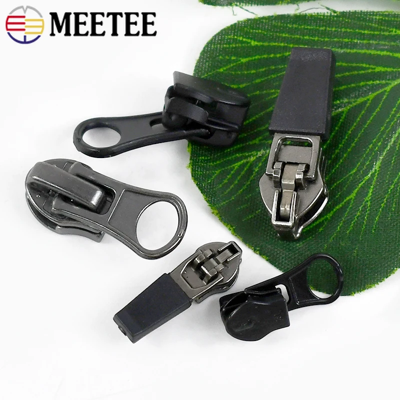 ミーティー3 10個 #   5 #   8 # 10 #   逆ジッパースライダー防水ナイロンジッパーヘッドバッグテントコート目に見えないジッププル DIY アクセサリー