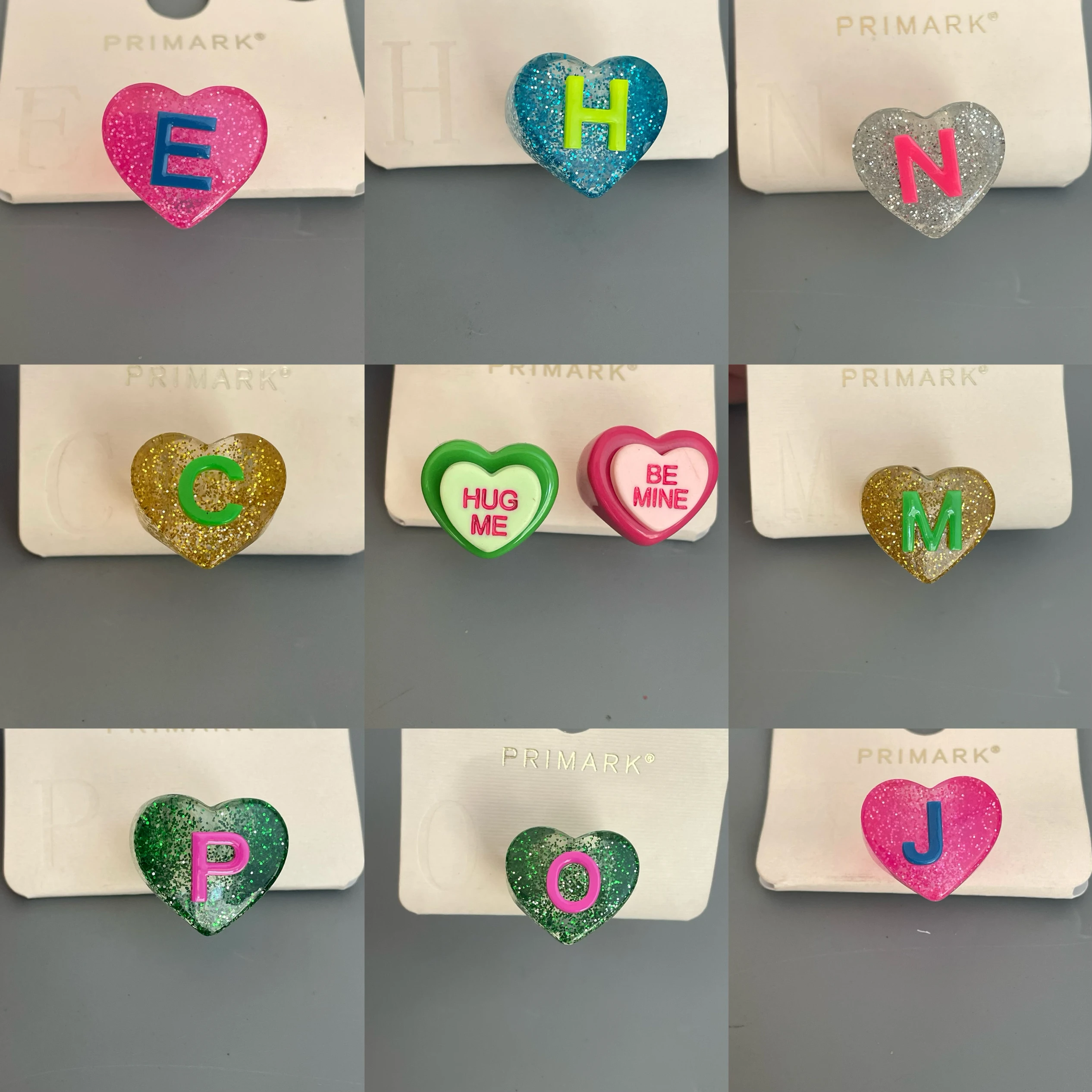 

Набор колец с буквами из смолы для женщин, парные кольца с драгоценными камнями, милый дизайн, модные ювелирные аксессуары