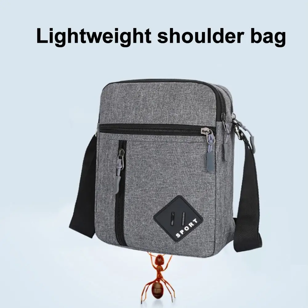 

Portable Large Capacity Purse Shoulder Bag Oxford Packs Handbag Men's Messenger Bag