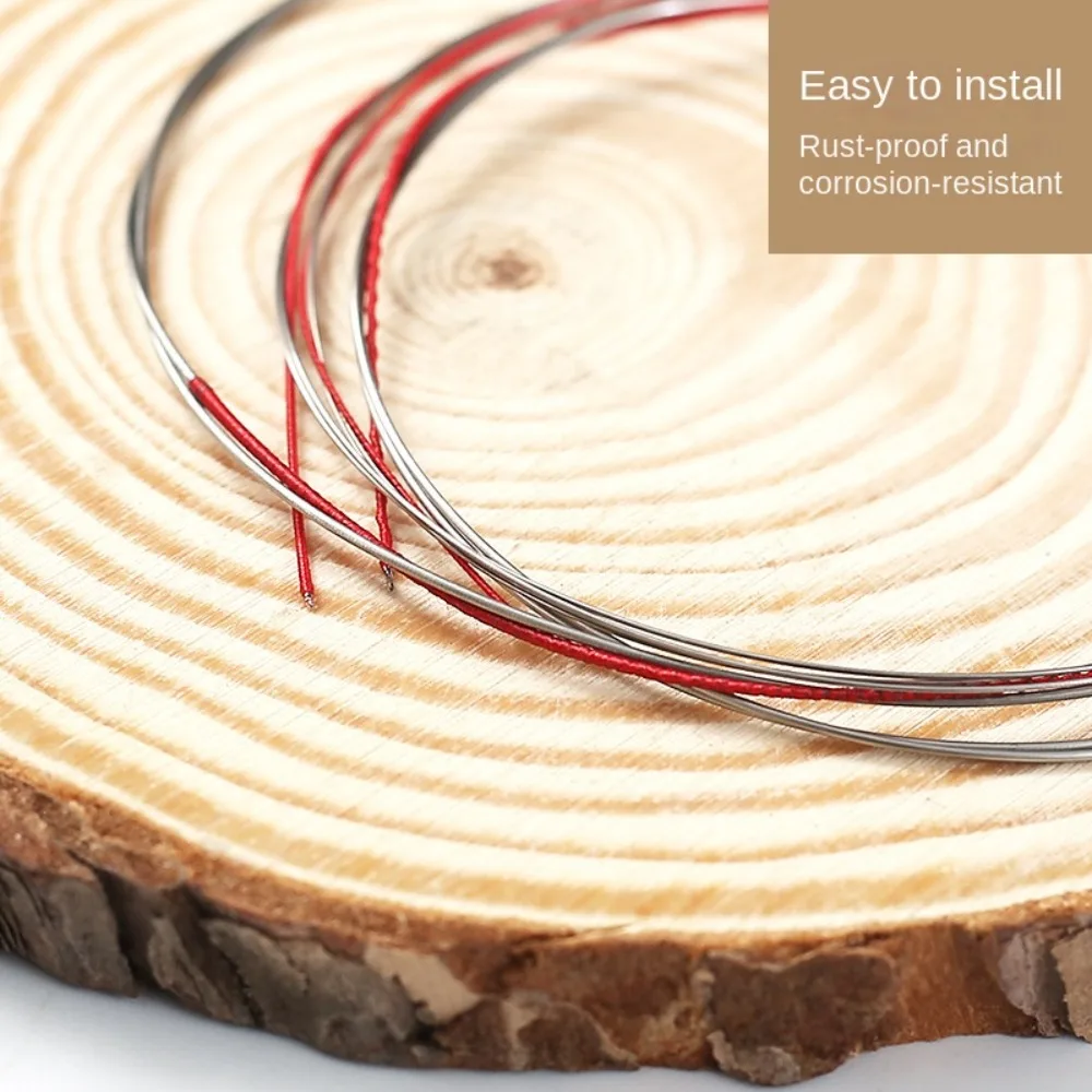 

1 Set 4/4 3/4 1/2 1/4 1/8 A704 Violin Strings Steel-core Alloy Replacement Fiddle String Nickel String Winding Alice Strings