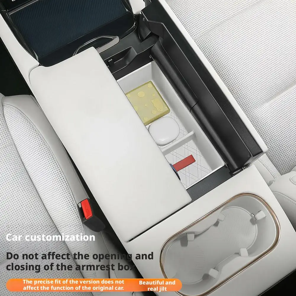 

For Lynk & Co 900 2025 Silicone Armrest Box Storage Accessories Arrange Storage Car Box A2T2