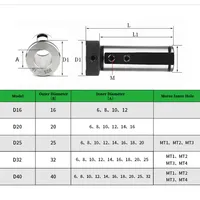 D20 D25 D32 D40 D50-5/6/7/8/10/12/13/14/16/18/20/25/32/MT1/MT2 MM CNC Lathe Tool Holder Tool Magazine Guide Bushing Taper Shank