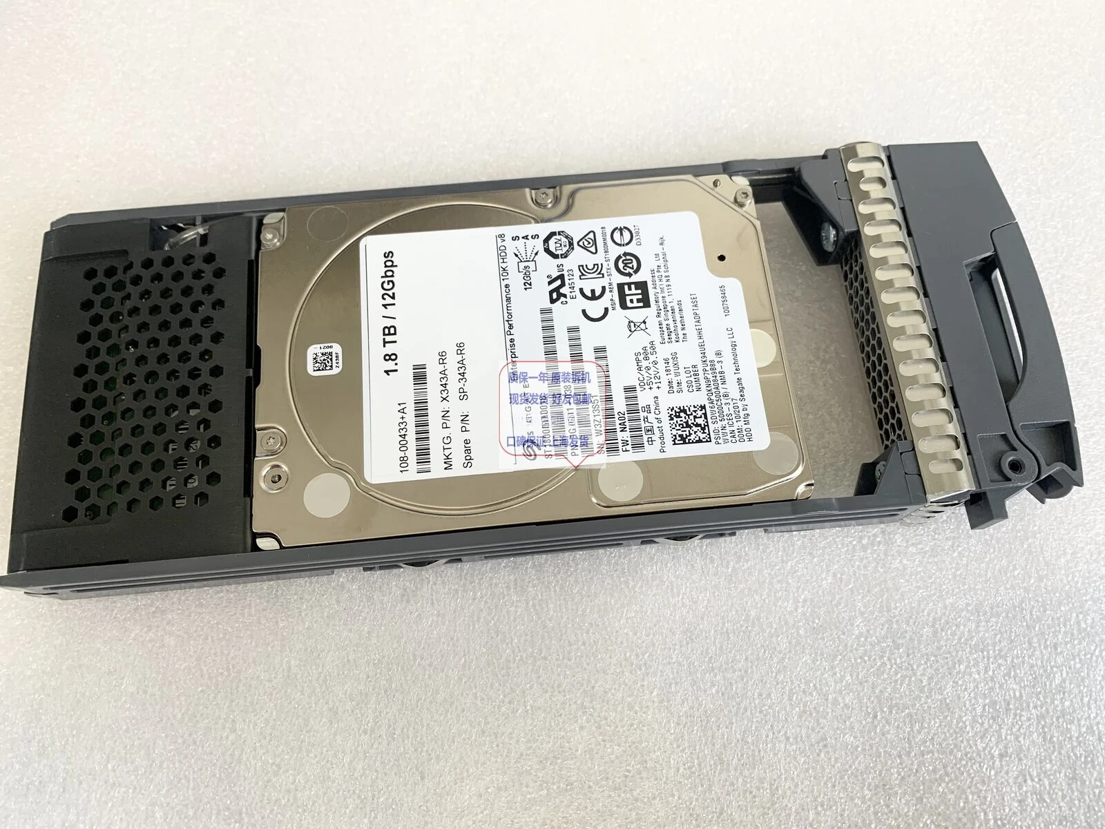 Per NetApp X343A-R6 1.8T 108-00424 X426A-R6 108-00433 Disco di archiviazione usato