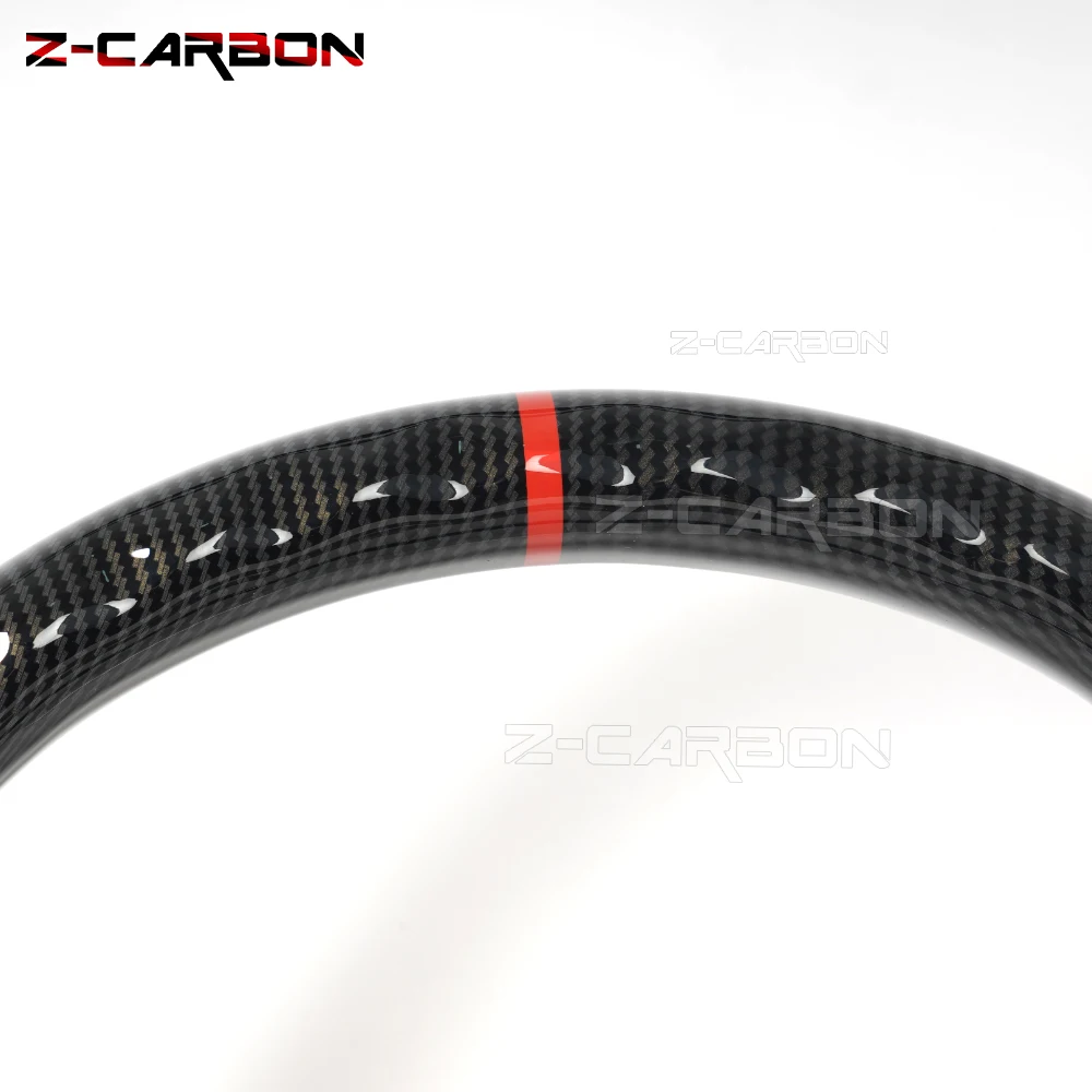 Carbon Fiber Steering Wheel Hydro Print For Jeep Wrangler JL Sport Flat Steering Wheel Perforated 2018 2019 2020 2021 2022 2023