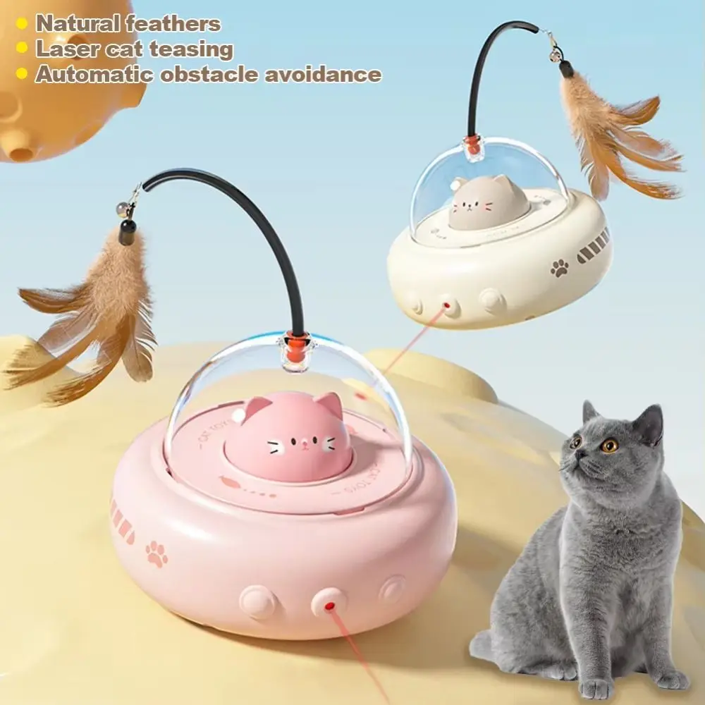 

Funny Rechargeable Cat Automatic Toys Cartoon Unique Electric Interactive Cat Toy Cute Electric Sensing Pet Toys Scratching