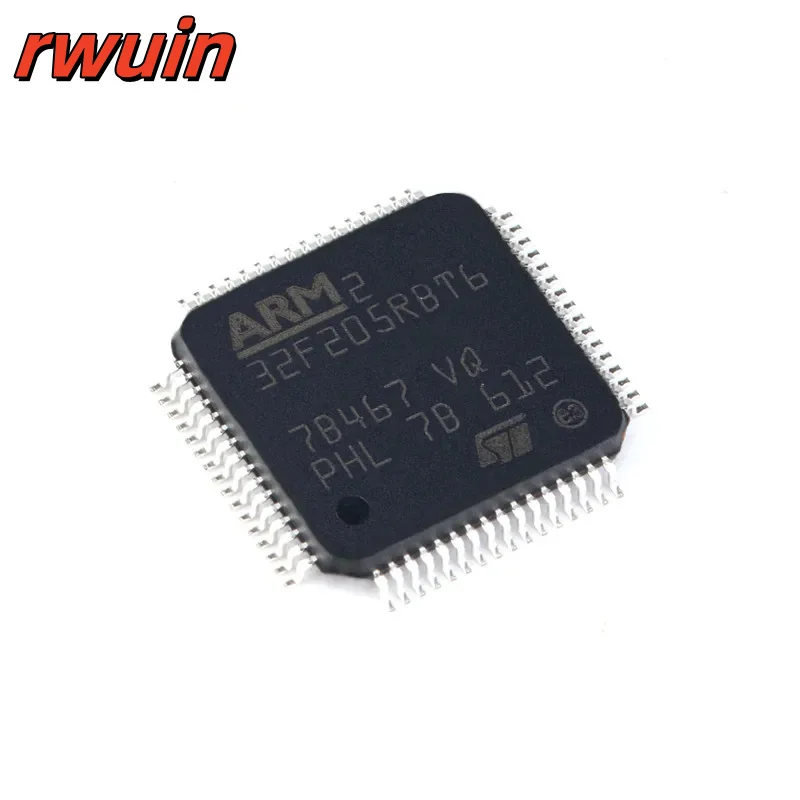 Original ARM 32F205RBT6 STM32F205RBT6 STM32 F205RBT6 STM32F205 LQFP-64 Cortex-M3 32-bit Microcontroller MCU Chip IC Controller