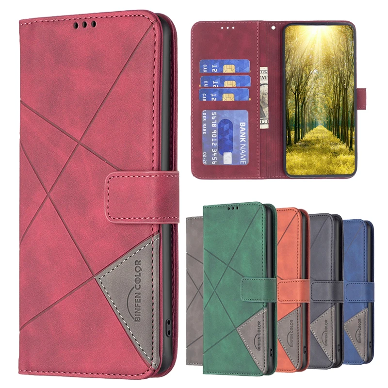 

Magnetic Leather Flip Case For Huawei P50e Cases Wallet Bags For Coque Huawei P50 P40 Pro P30 Lite P Smart Z 2019 Phone Cover